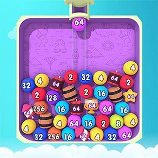 Bubble Merge 2048