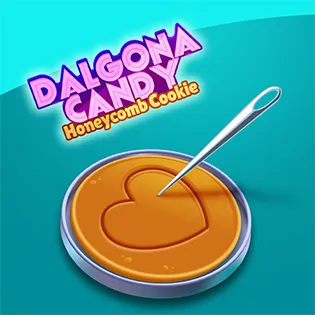 Dalgona Candy Honeycomb Cookie